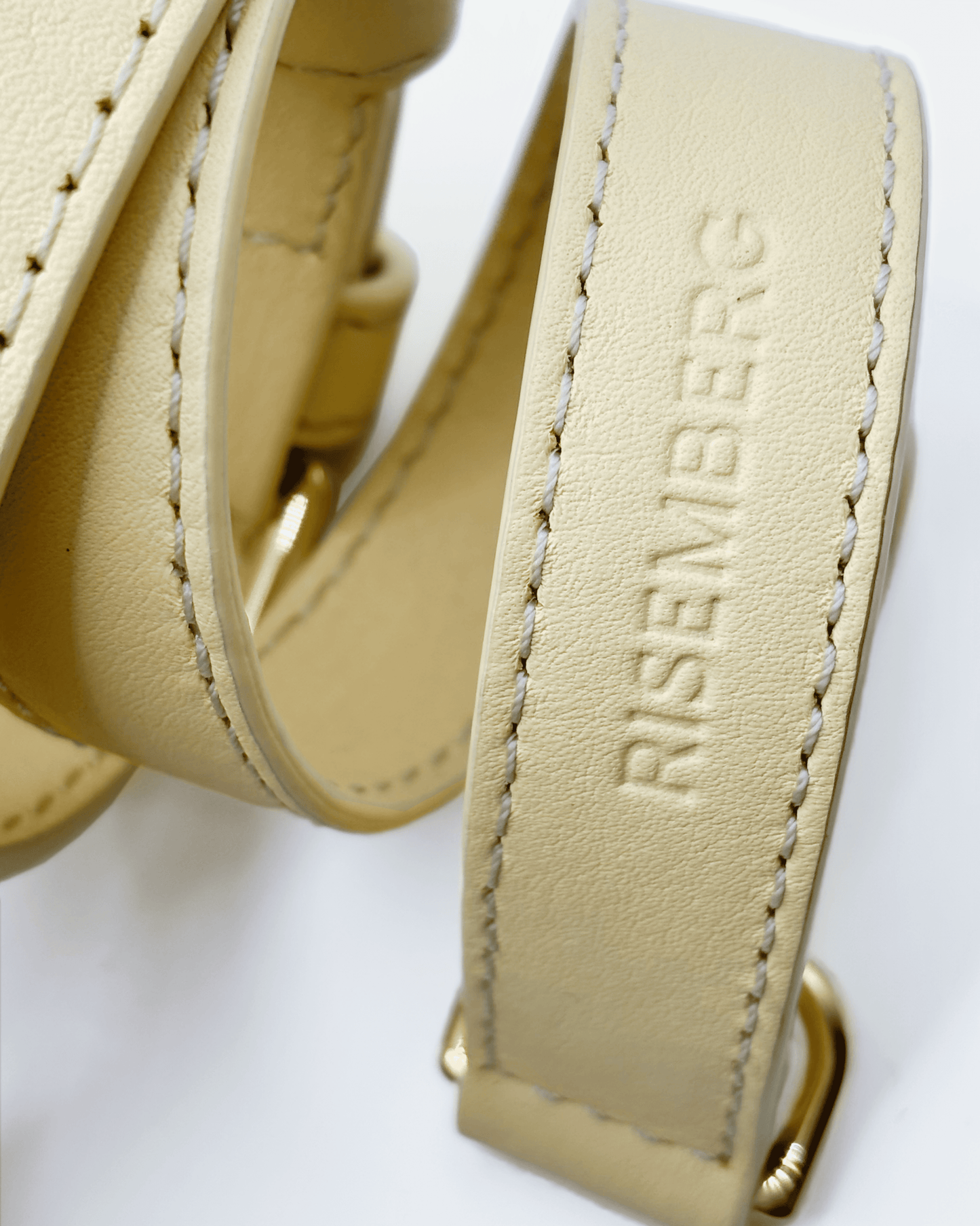 Vanilla Leather Strap