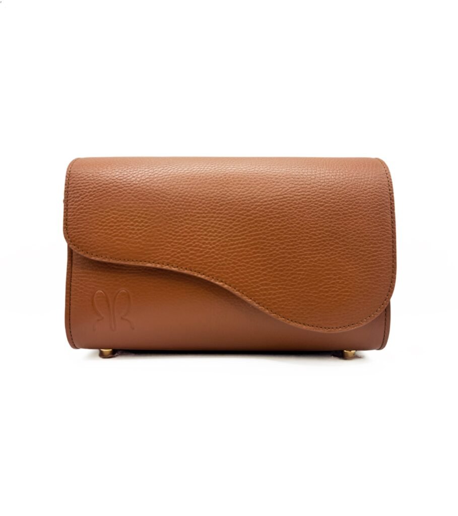 Cal·la Modular Leather bag in Complete Sandstone