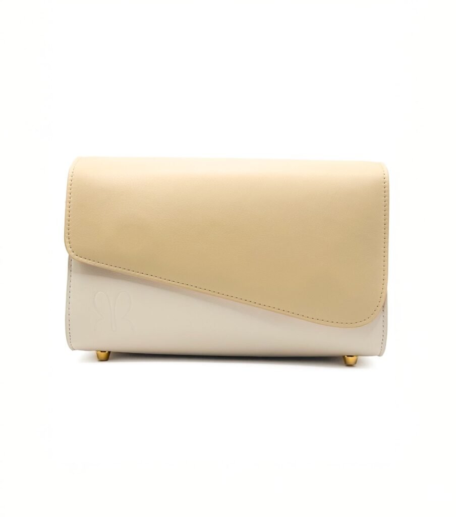 Cal·la bag in Creme with Vanilla Lina flap